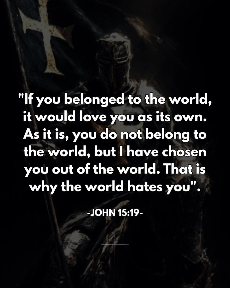 Rise as a warrior of the Lord against the darkness.

The world will despise you, for you do not belong to it—
you belong to the Lord of Lords.
Stand firm, for the light of Christ burns brighter than all the shadows of the enemy.