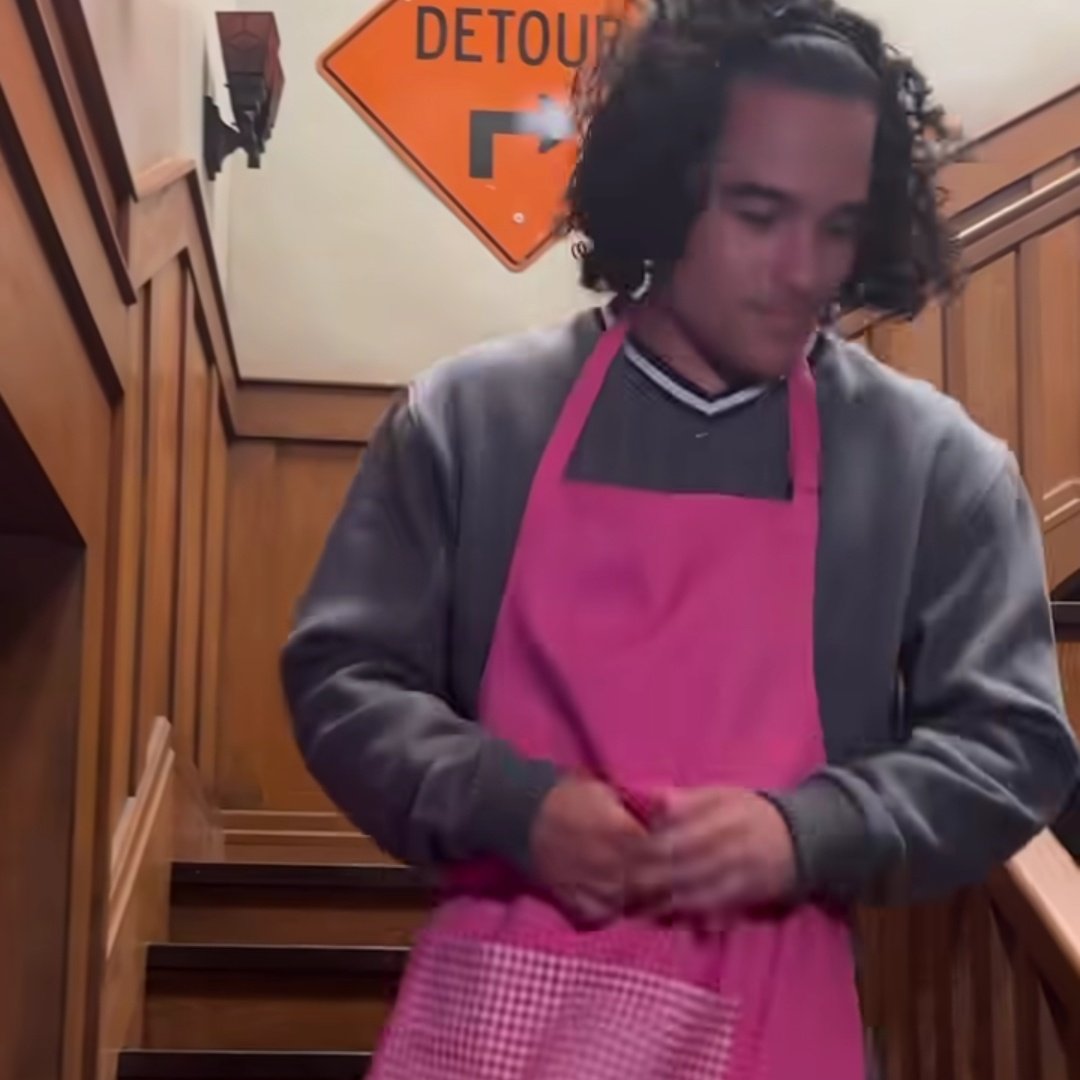 the apron. another win for off campus stans