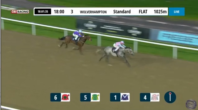 🏆Winner🏆
Results of the 18:00 Novices Stakes at Wolverhampton <a href="/WolvesRaces/">Wolverhampton Races</a> 🏇🇬🇧
🥇Naana's Shadow
J: Hollie Doyle <a href="/HollieDoyle1/">Hollie Doyle</a> 
T: Alice Haynes <a href="/ahaynesracing/">Alice Haynes Racing</a> 
Super ride Hollie, well done‼️👊
#winner #Wolves #HorseRacing #Congratulations