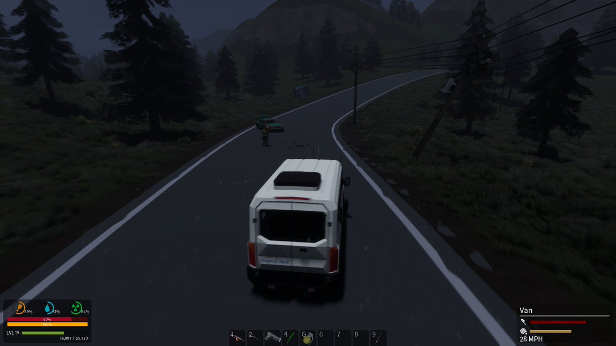 今日のsurroundead
ついに車を手に入れました！
VAN嬉しい！
これに乗って拠点の候補地を探したい！！！
 #surroundead