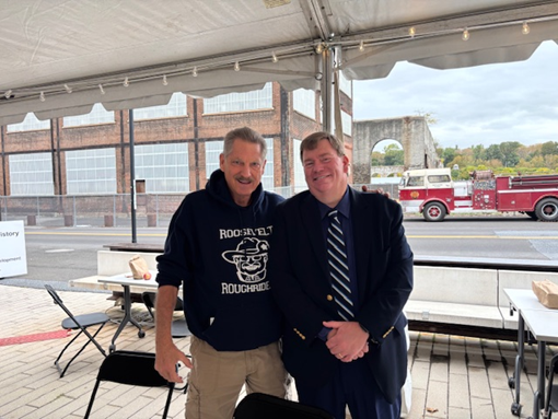 County Executive McClure joined Steel Weekend 2025, celebrating our steel heritage. Northampton County invested $10K in Hotel Tax Grant funds to support this tourism event honoring the workers who built Bethlehem. 🏭🔥
