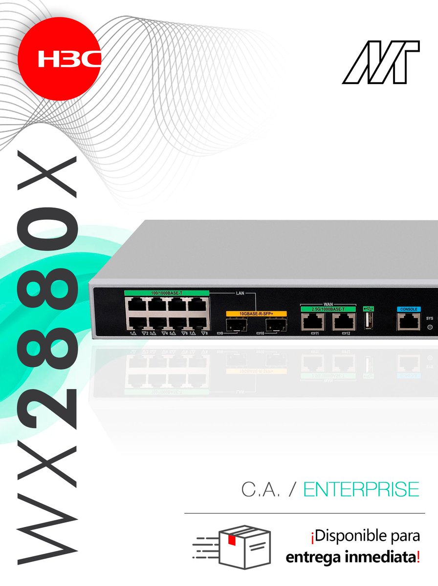 massivetechmx's tweet image. Controladora de acceso WX2880X
Portafolio Enterprise
#h3c #h3cmassivetech #massivetech #accesscontroller #controladoradeacceso
@H3CGlobal 

Contáctanos para conocer más sobre nuestras soluciones:
📞 CDMX: 5592-75-9710
✉️ info@massive-electronic.mx