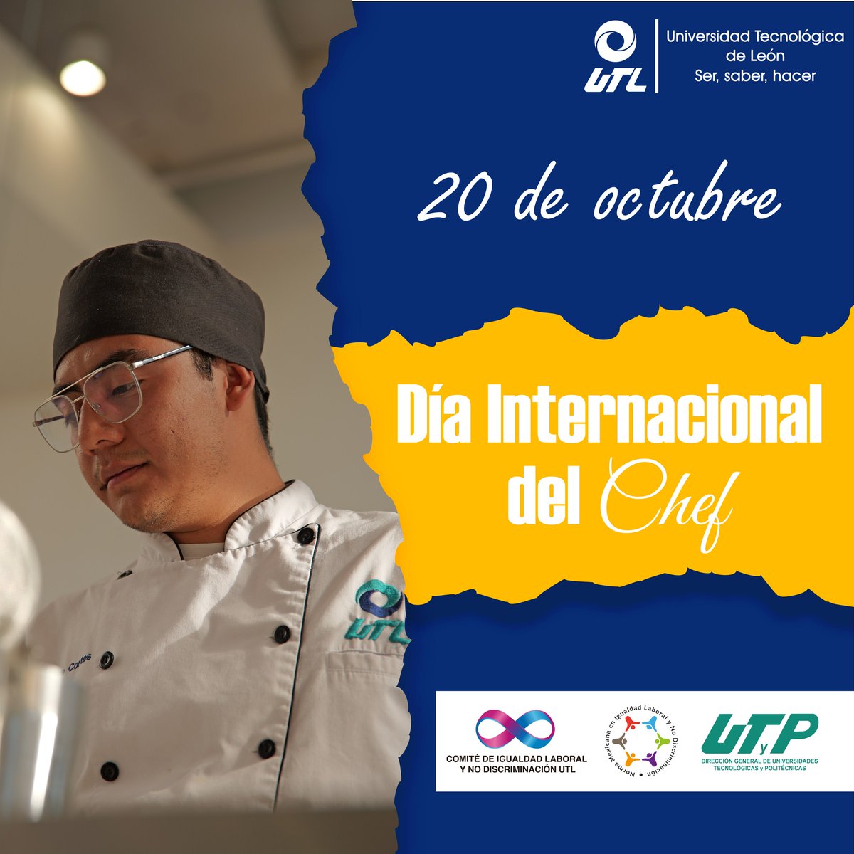 👨‍🍳👩‍🍳 Día Internacional del Chef
🍴✨ Celebramos a quienes con dedicación hacen de la gastronomía un arte que trasciende fronteras. 🌎❤️