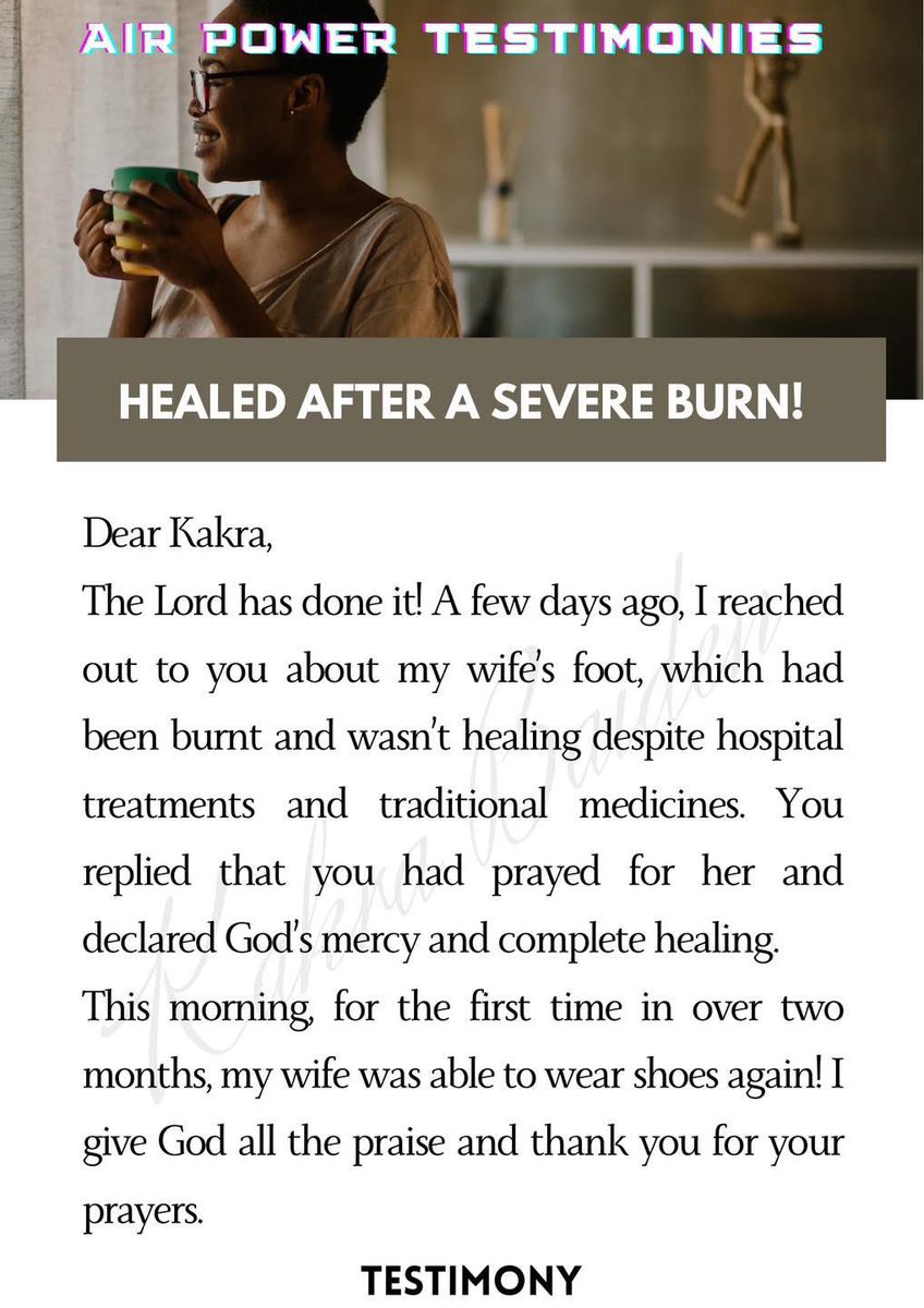 ProphetKakraB's tweet image. Receive total healing and restoration in Jesus name!

#kakrabaiden #testimony #testify #daily