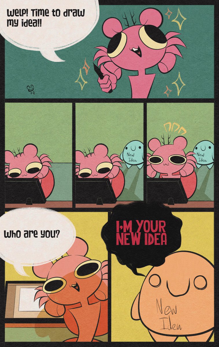 BunBunnMcgee's tweet photo. Anytime my ADHD ass tries to commit to drawing an idea... 🫠 (vent comic)
#artvent #ventcomic https://t.co/pbz993Oaco