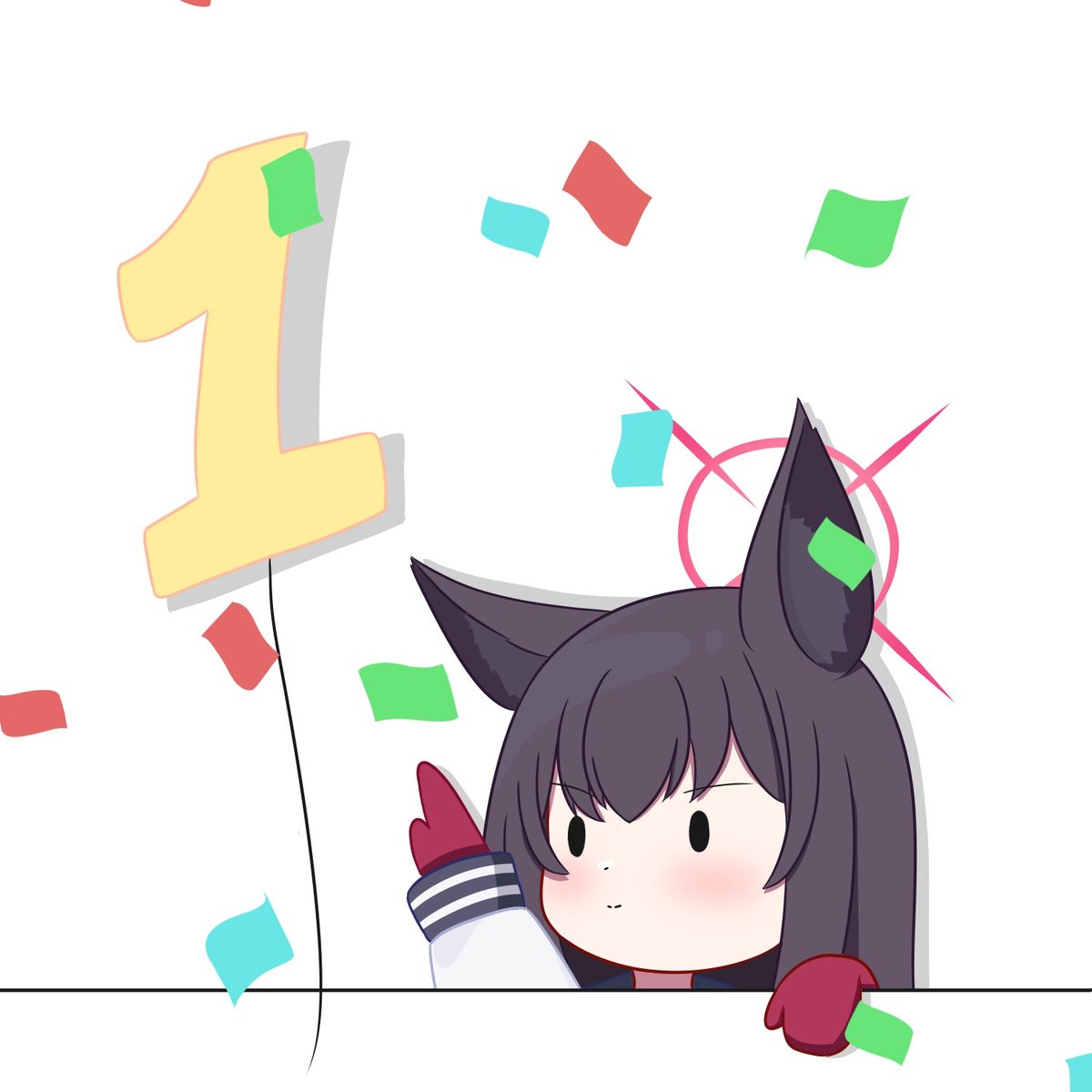 アズさん(<a href="/AzureFetters/">アズールフェターズ</a>)より、私の活動1周年記念イラストをいただきました。素敵なイラスト、嬉しいです👍