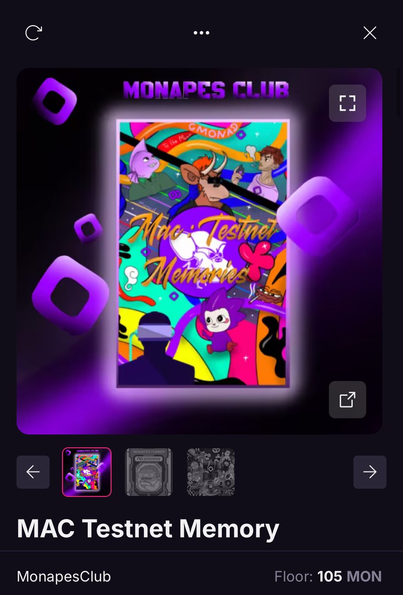Oreee3_'s tweet image. I just minted @MonapesClub_xyz farewell NFT🥳
Gmonapes till the end❤️ #mainnetarc #Monad