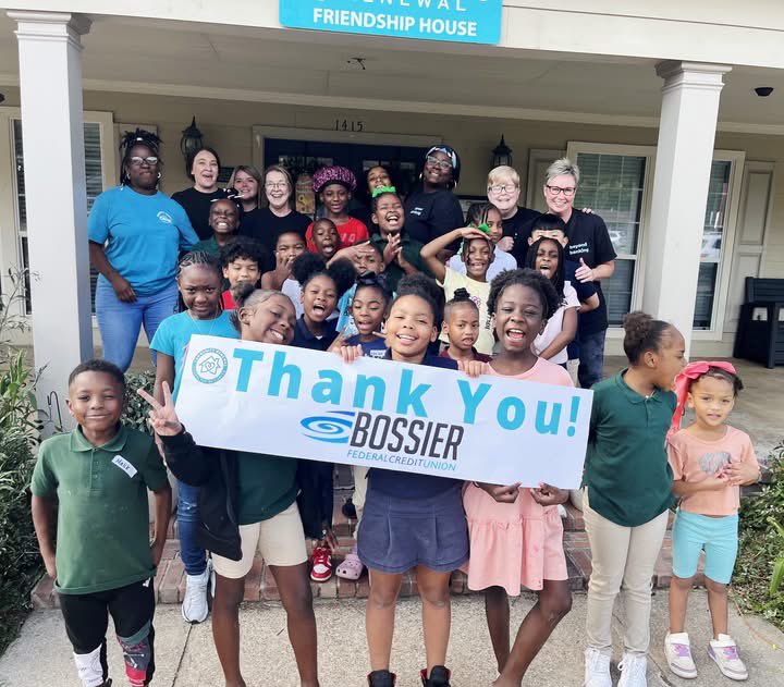 💛 Shoutout to Bossier Federal Credit Union!

Your kindness, creativity, and willingness to serve truly reflect the heart of community renewal. Thank you for helping us build caring relationships that change lives!