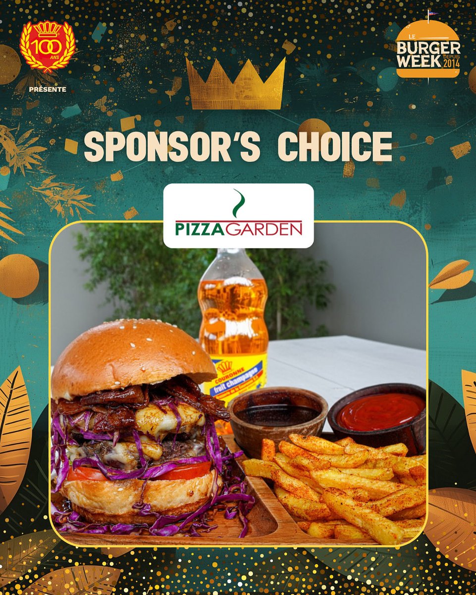 Le choix n'a pas été facile pour notre sponsor officiel Cola Couronne de choisir le restaurant qui s'est le plus démarqué. Il fallait faire un choix en suivant les critères et c'est Pizza Garden Haiti qui repart avec les honneurs. 

#LeBurgerWeekHaiti #LaCouronne100ans