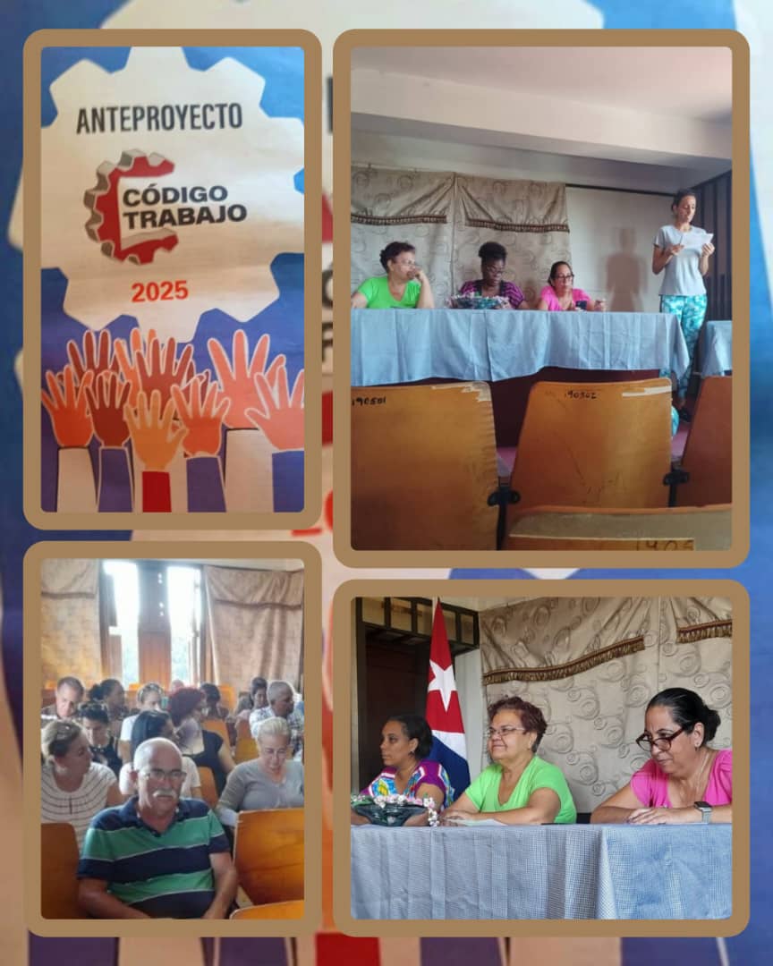 Delegación Territorial del #Citmapinar, realiza Asamblea de Ejemplares y debate sobre el anteproyecto del Código de Trabajo 2025.Con compromiso revolucionario , como expresión de madurez política, entrega y continuidad histórica.#seguimoshaciendohistoria