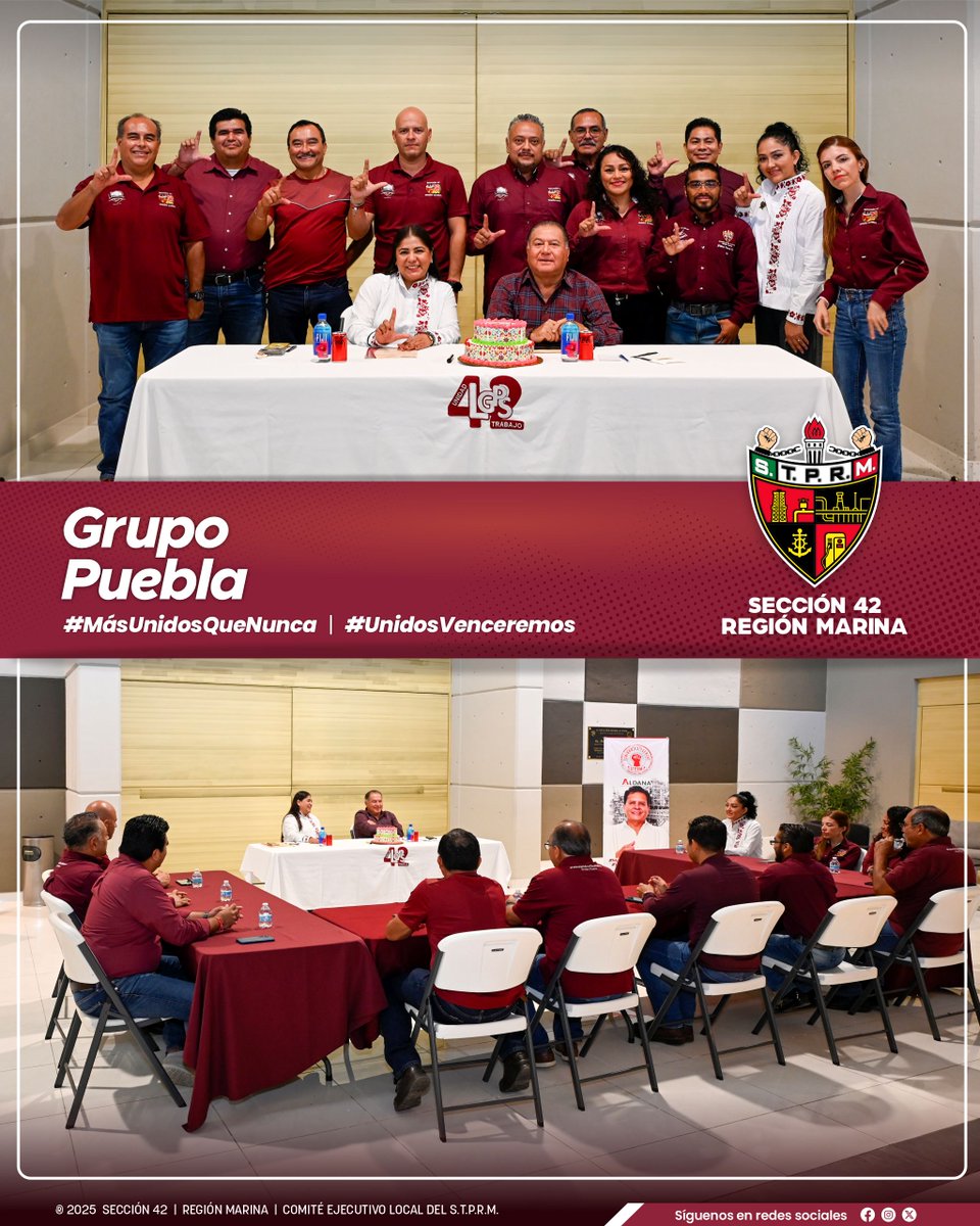 Seccion42_STPRM's tweet image. Un grato momento vivió esta mañana nuestro líder Luis Gerardo Pérez Sánchez en compañía de los integrantes del Grupo Puebla, con quienes pudo charlar respecto a los próximos eventos a desarrollar en nuestra organización.

Gracias por su visita.

#SomosSTPRM 
#MásUnidosQueNunca…