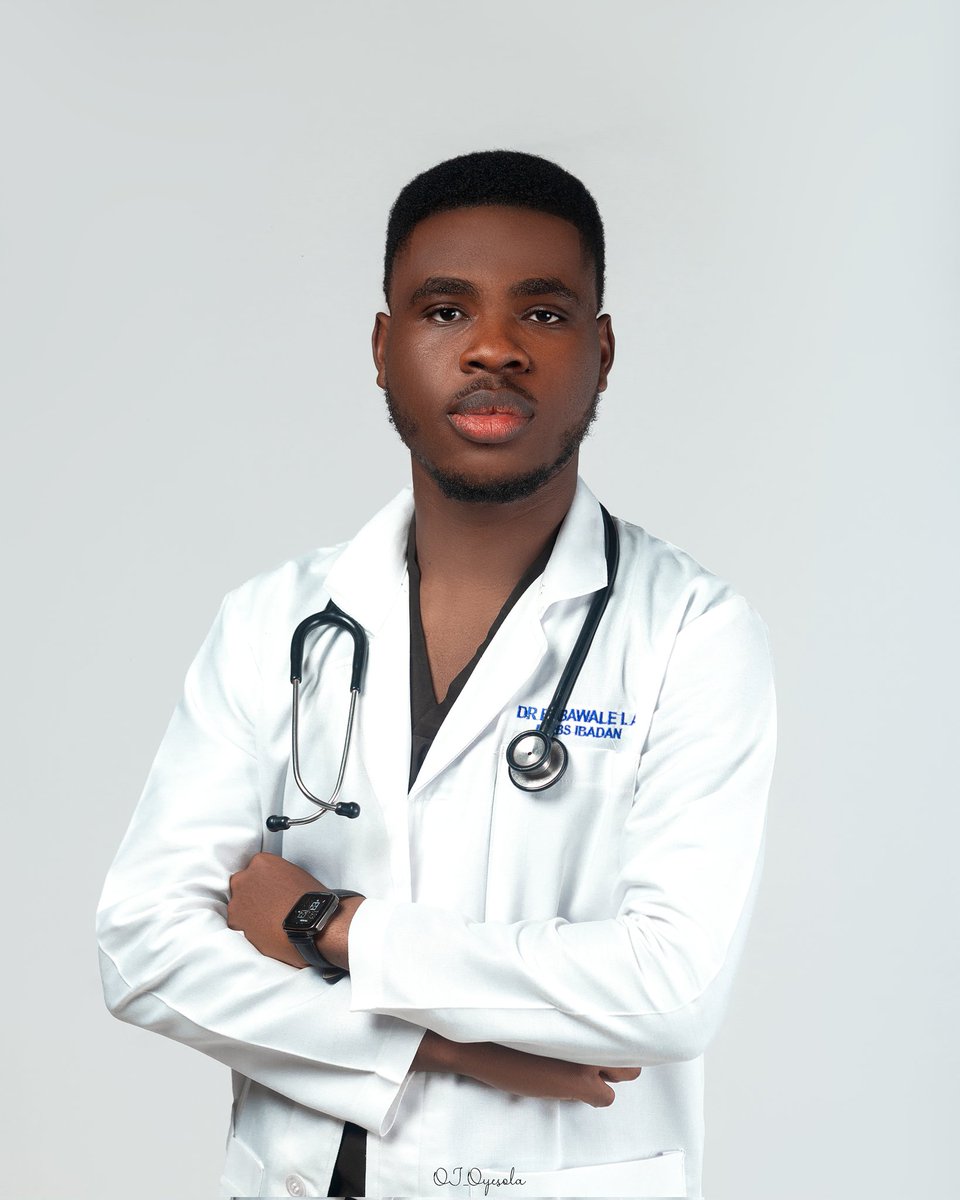 oj_oyesola's tweet image. Dr. Babawale I. A. MB;BS (Ib.)
Photographed by me. 🤍