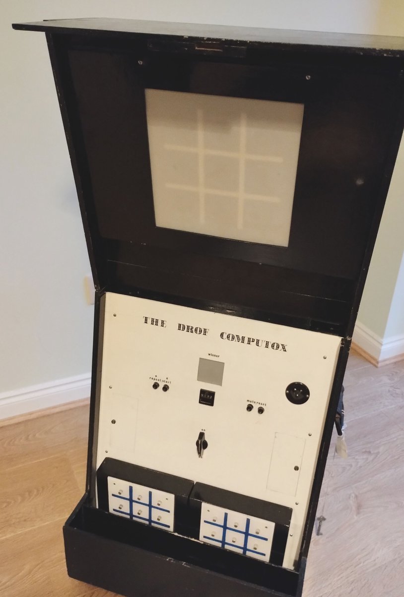 MuseumComputing's tweet image. Ever wondered how an electro-mechanical noughts and crosses (Tic-tac-toe) machine from the 1940/50s works? Follow our volunteer, Ian, as he reverse engineers one of our artefacts, The Drof Computox, and blogs his journey.
drof-computox.blogspot.com
#retrochallenge #swindon #museum