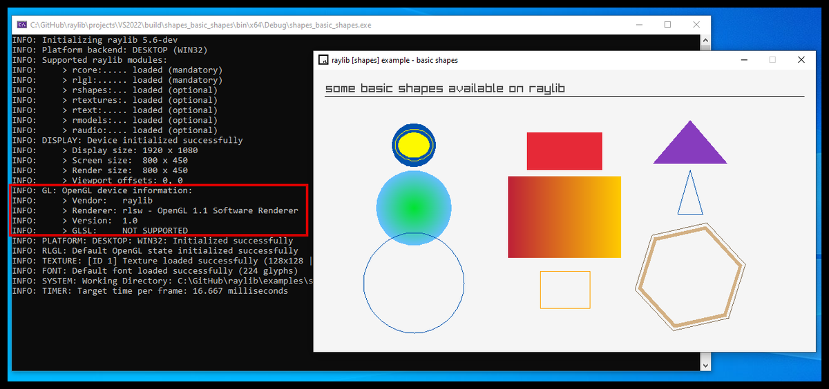 raysan5's tweet image. NEWS! raylib custom Software Renderer backend [rlsw] has been finally merged! 🚀

For the first time in this 12-years journey, there is a NO-DEPENDENCIES path available for raylib rendering, no platform library (direct Win32 implementation) and no OpenGL required! 🤯