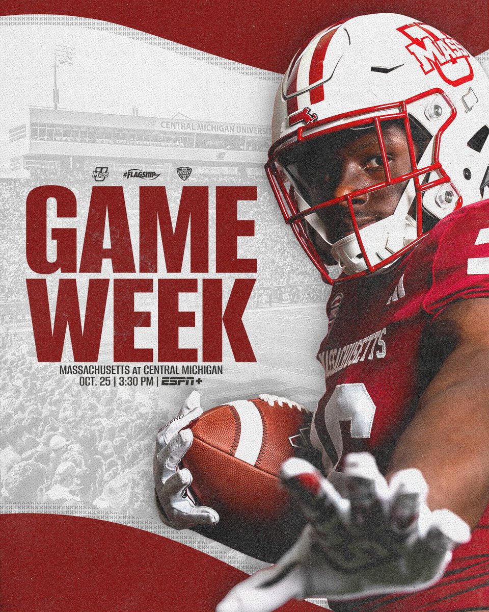 Game Week #️⃣8️⃣

🏈 at Central Michigan
📍 Kelly/Shorts Stadium
📺 ESPN+
📻 Varsity App | WHMP 101.5 FM

#Flagship 🚩