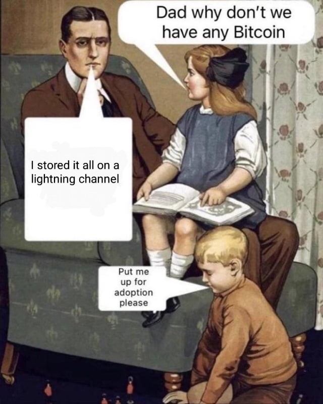 Lightning can only be a hot wallet 
Lightning has 0 hashrate 
Anything that claims to be Bitcoin is an Alt-coin....