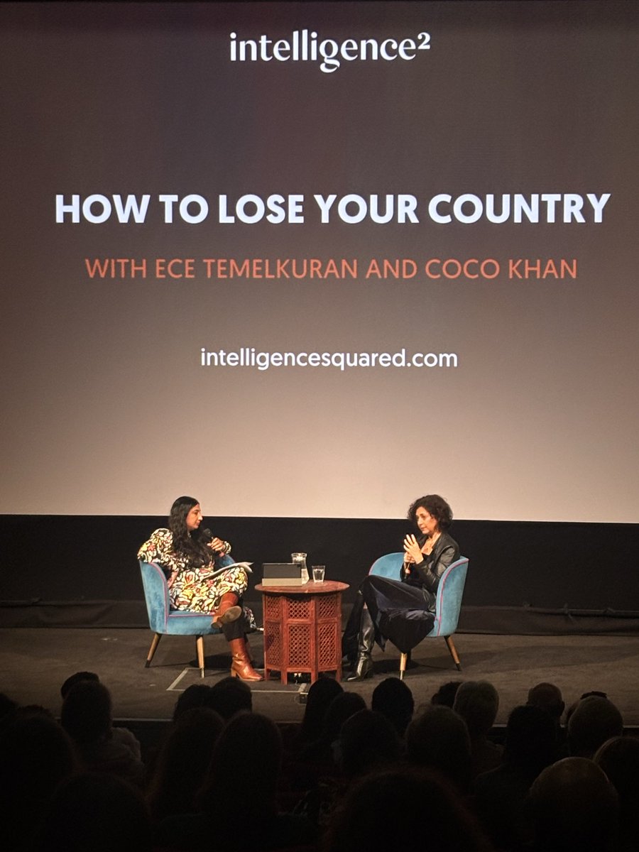 ETemelkuran's tweet photo. Many who joined the wonderful night at @KilnTheatre in #London for the @intelligence2 esquared event #HowToLoseACountry left somehow -can I say it?- happy. Because when we share our fears and befriend them, as I suggested in #Together #amanifestoagainstaheartlessworld , we feel the unique elation of being humane despite the darkness of our times. It is then we understand: it is not hope that we lost, but faith in ourselves and each other. When that faith is refreshed through words, we feel the power to survive and change the world. It was a special night that we cried, laughed and most importantly felt not so alone anymore. Many thanks to everyone who was there and special thanks to the brilliant @intelligence2 team.