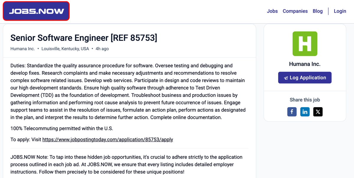 JobsNowPR's tweet image. TONS of fresh Kentucky-area software engineering PERM jobs at Humana today!
mostly allowing full remote work!
your health insurance sites are being programmed by immigrants
