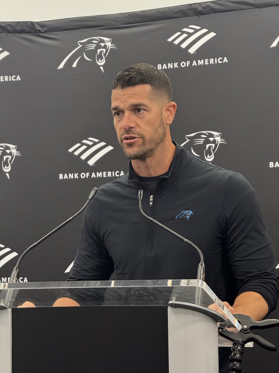 #Panthers Dave Canales says Bryce Young is “day-to-day” with his ankle injury.

“Saw him this morning and talked to him and he said ‘let’s push this thing.”

Canales says the team will take an aggressive approach to get him back on the field.

“If we can have Bryce out there on