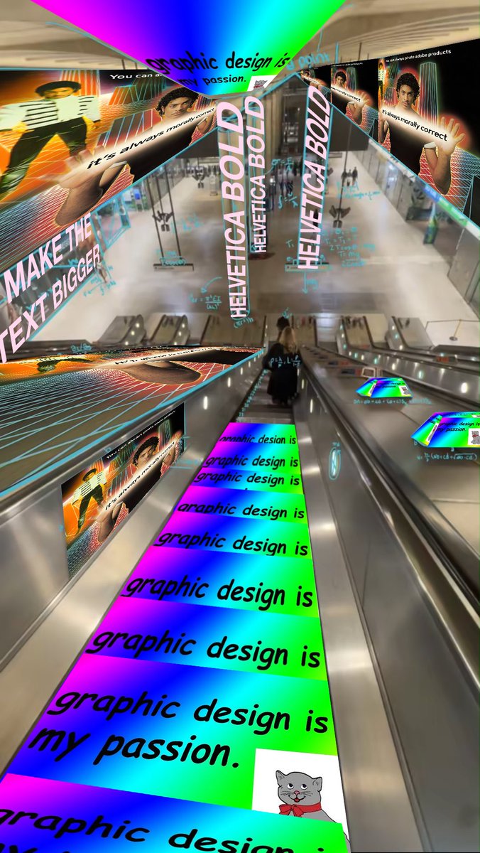 SyntheVisuals's tweet image. How a graphic designer sees the world