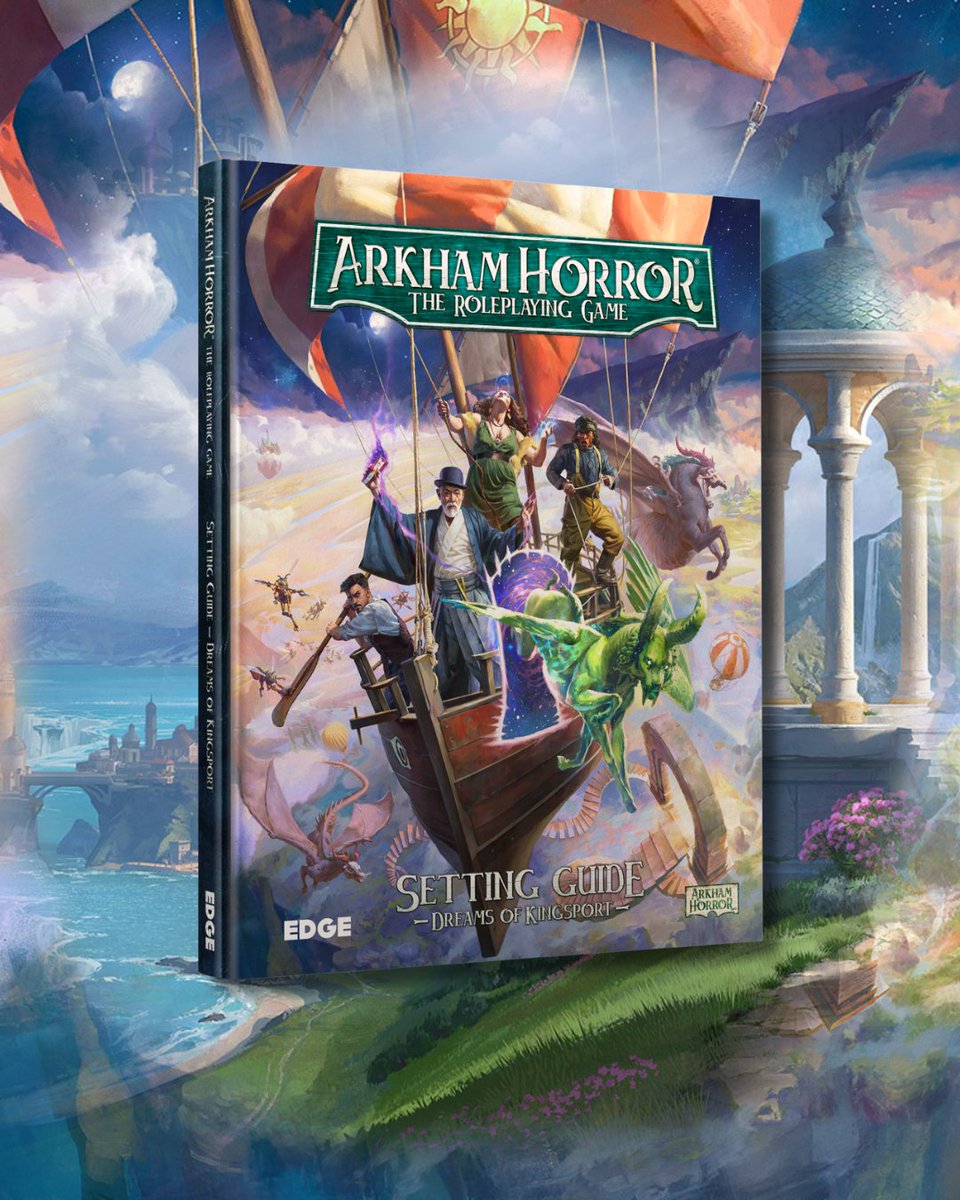 Venture across the veil of reality to the bizarre realm of the Dreamlands. Surreal locations, mystical cats, flying ships…

Chapter 2 of Dreams of Kingsport from <a href="/edge_english/">Edge Studio (English)</a> invites you to uncover the wonders—and dangers—that lurk just beyond waking.

arkhamhorror.com/news/dreams-of…