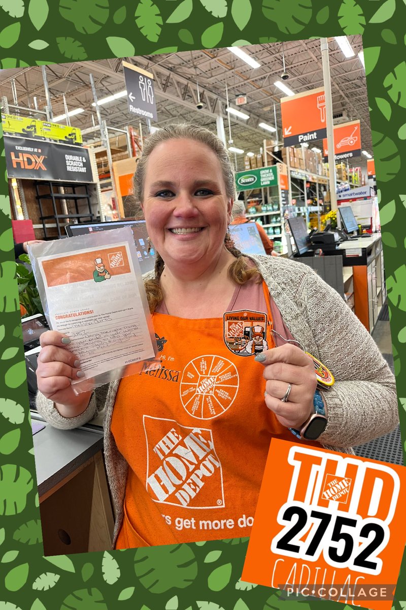 Service Desk Lead Melissa received a Homer Award for Doing The Right Thing by keeping her area clean and organized, and taking pride in her work! #cadillac2752 #Homerawards!