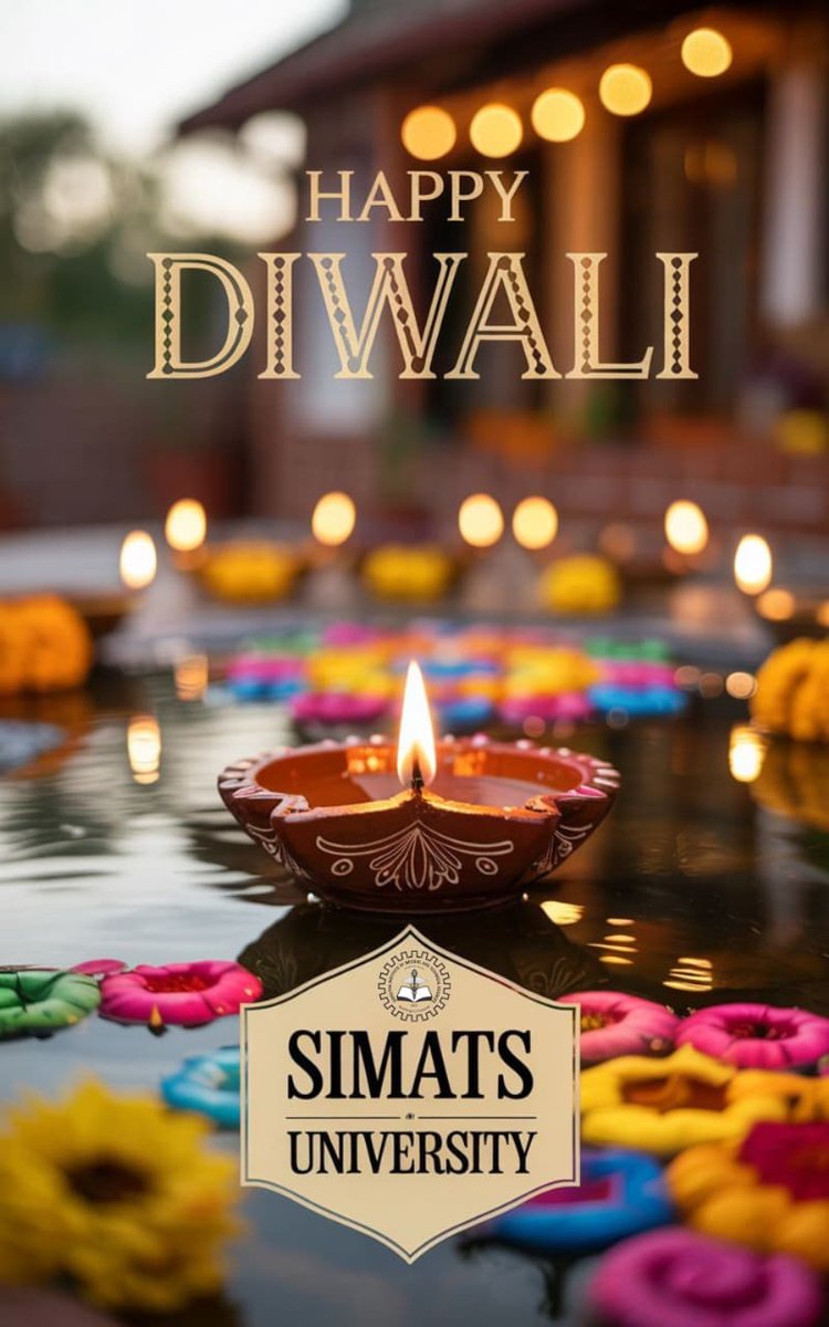 PhdSaveetha's tweet image. Happy Diwali to everyone from Saveetha family 🎉