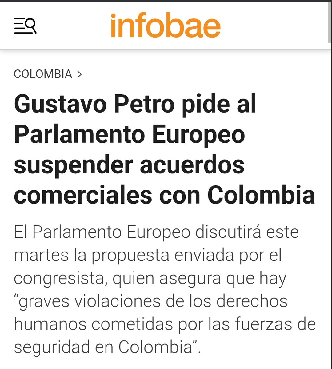 codiguillos's tweet image. Cuando el cipayo de @petrogustavo pedía a la Unión Europea que sancionara económicamente a Colombia.