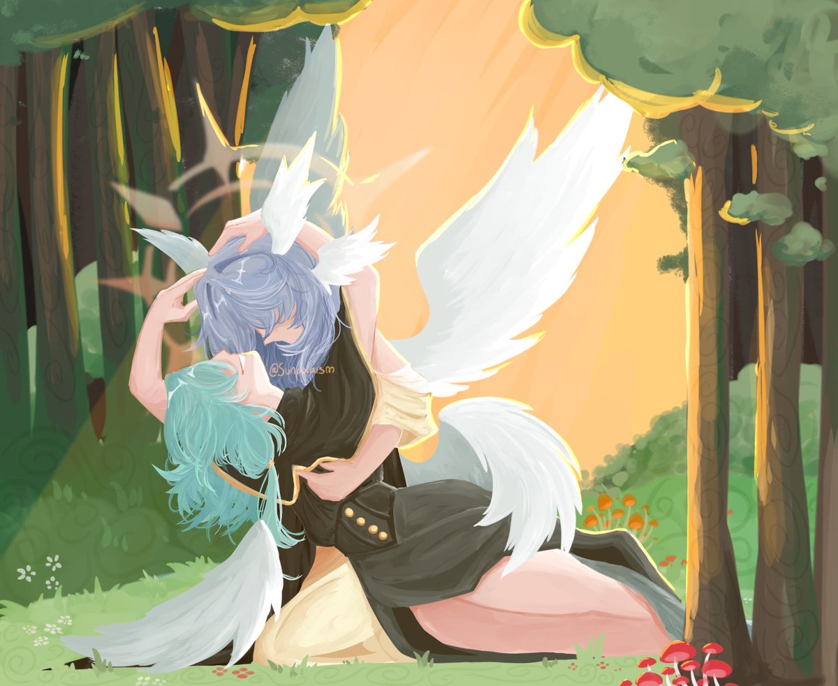 scholar revived by an angel's kiss
#sunaxa #anaxday
