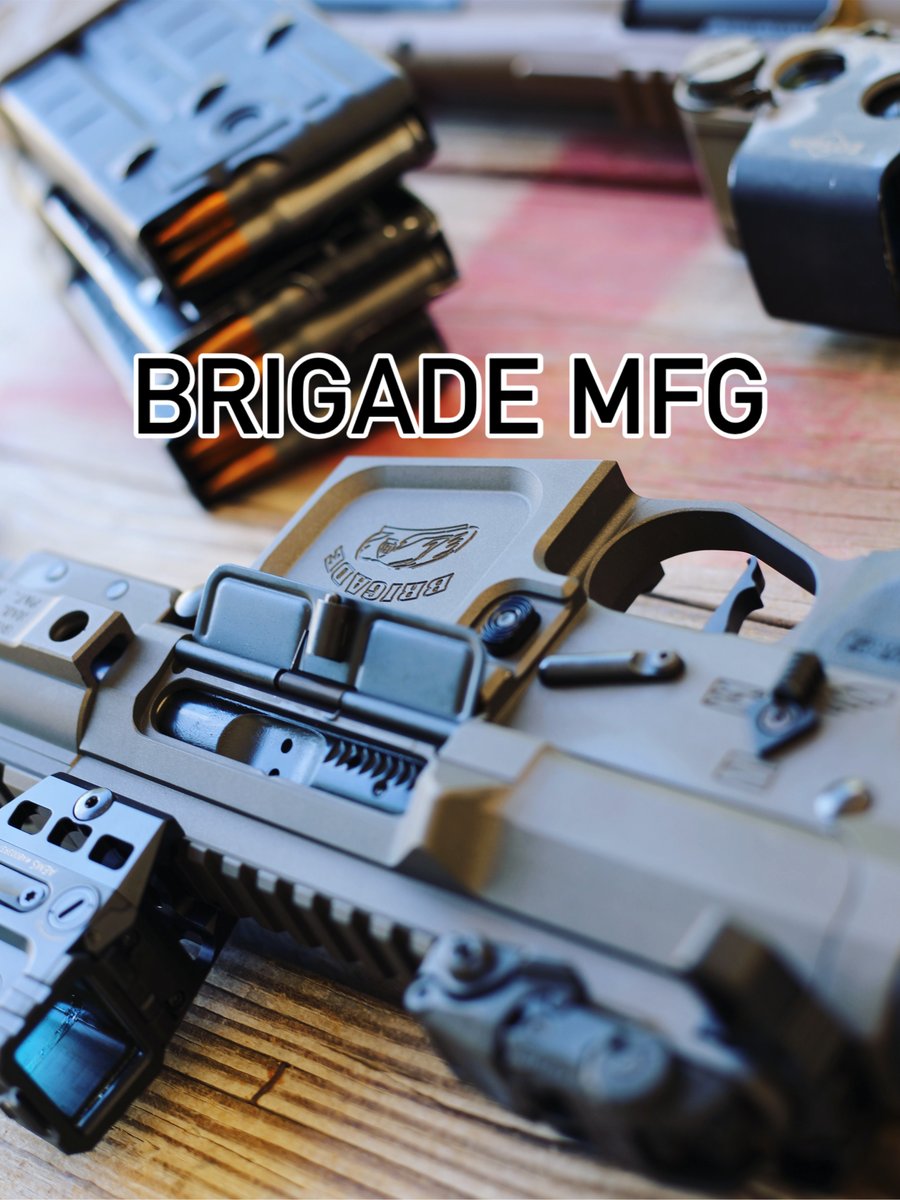 BrigadeMfg's tweet photo. Brigade Manufacturing Miami is working hard to produce the most reliable, performance-oriented firearms available for both civilian and military markets—where innovation meets real-world demand! @brigademfg https://t.co/5KQNRcAo7k