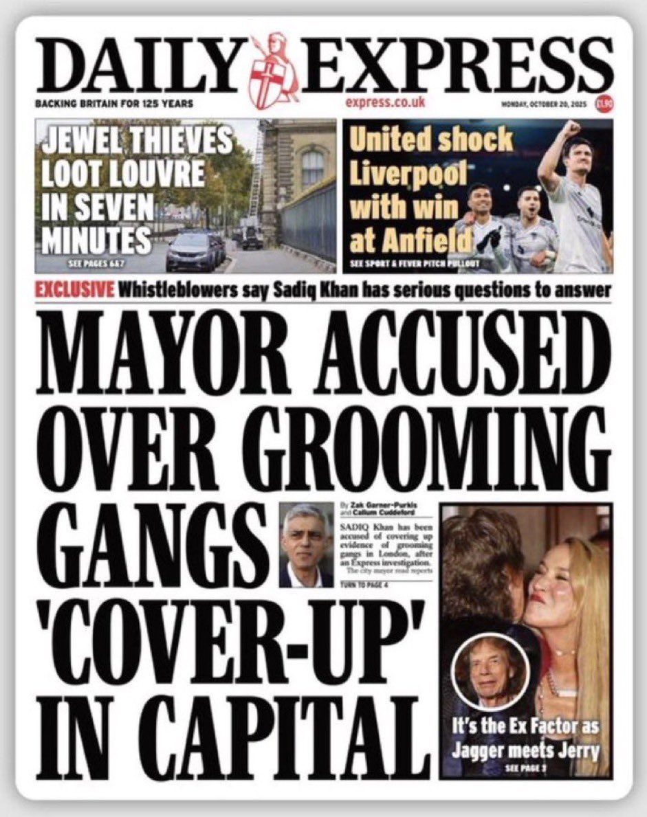 It absolutely blows my mind that anyone can still question whether grooming gangs are operating in London — or whether there’s been a cover-up.
Of course they are. They’ve been operating and covering this up across the UK for decades.

How are we still this far behind as a
