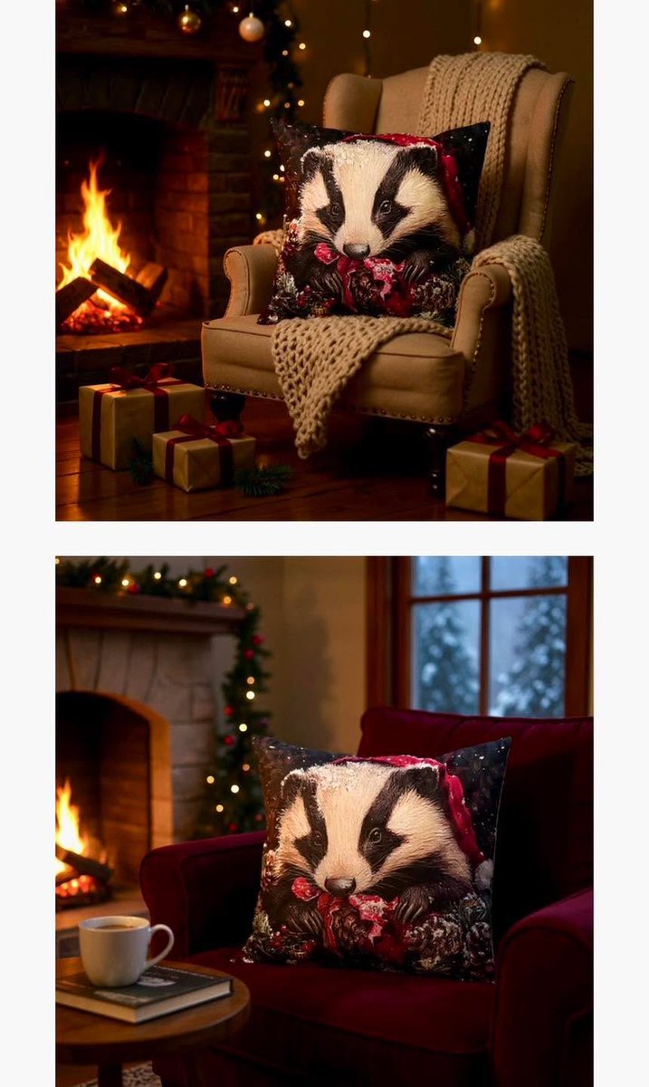 Mr Lumpy's Christmas Cushion Just Arrived 🦡 🎄 🐾🐾❤️

mrlumpyandfriends.com/product-page/m…
Worldwide postage available 🙏