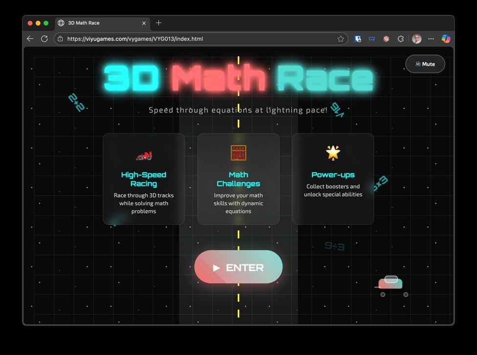 babylonjs's tweet image. It's a great moment to stop what you're doing and start racing! And learn some Math while you're at it! Introducing 3D Math Race by Shepherd Games!
viyugames.com/vygames/VYG013…
#BuiltWithBabylon #3D #WebDev #gamedev #indiedev #WebDevelopment #webgl #gamedevelopment #IndieDevs