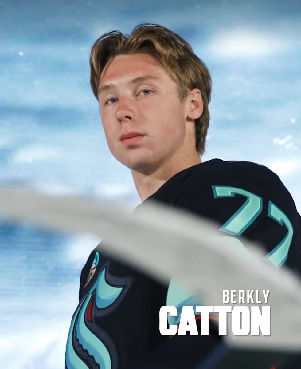 Berkly Catton will be making his NHL debut tonight against the Philadelphia Flyers. #SeaKraken