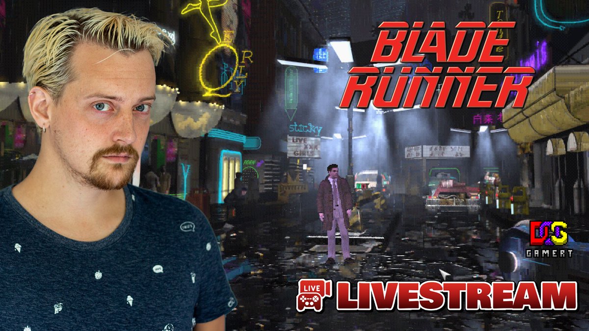 Tonight's Livestream: Let's investigate some crime with Illegal Replicants with Ray McCoy, a rookie Blade Runner. LIVE RIGHT NOW! youtu.be/GkvYW9HRCeA