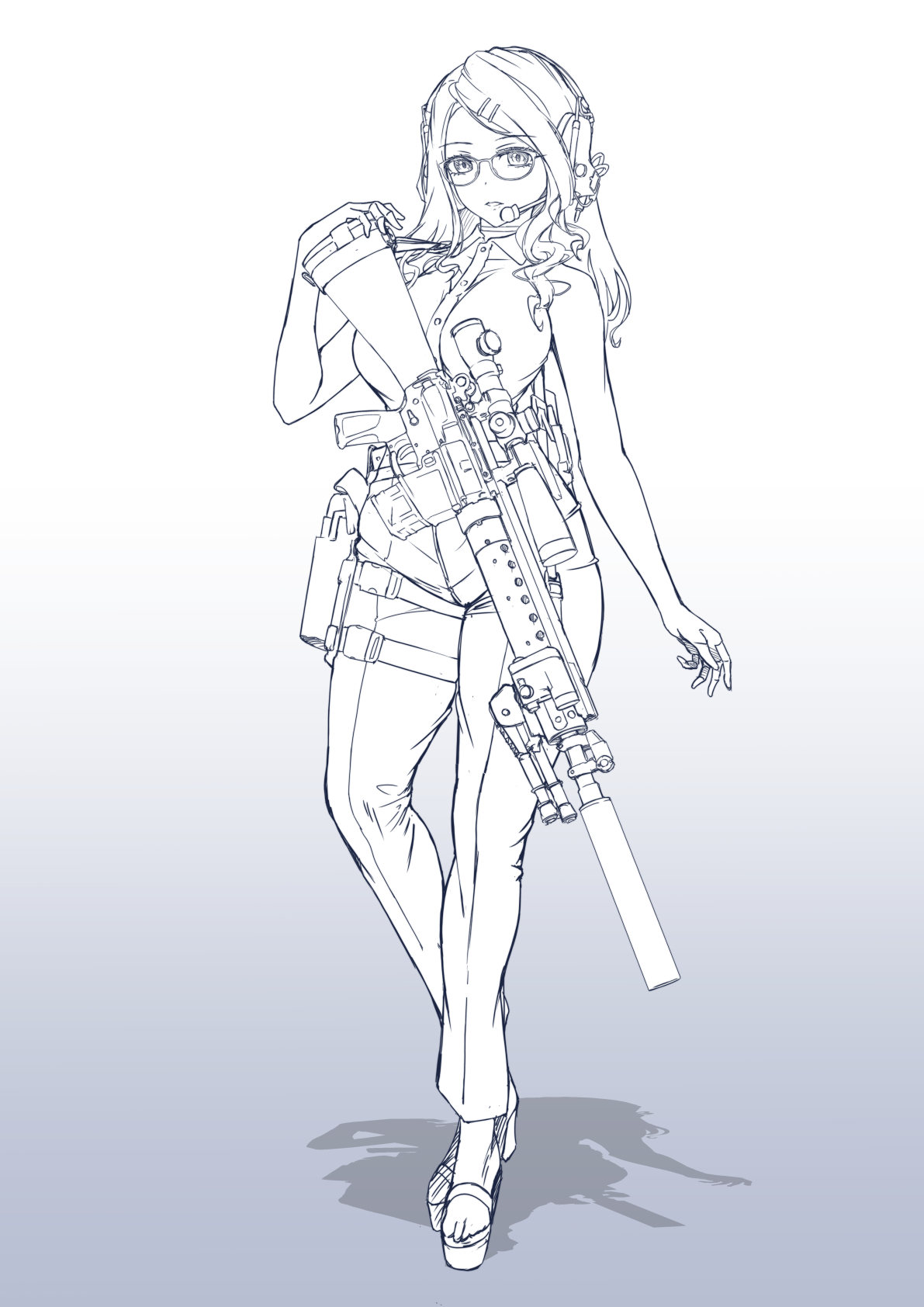 スケッチ　人物 大蜘蛛 ざと on X