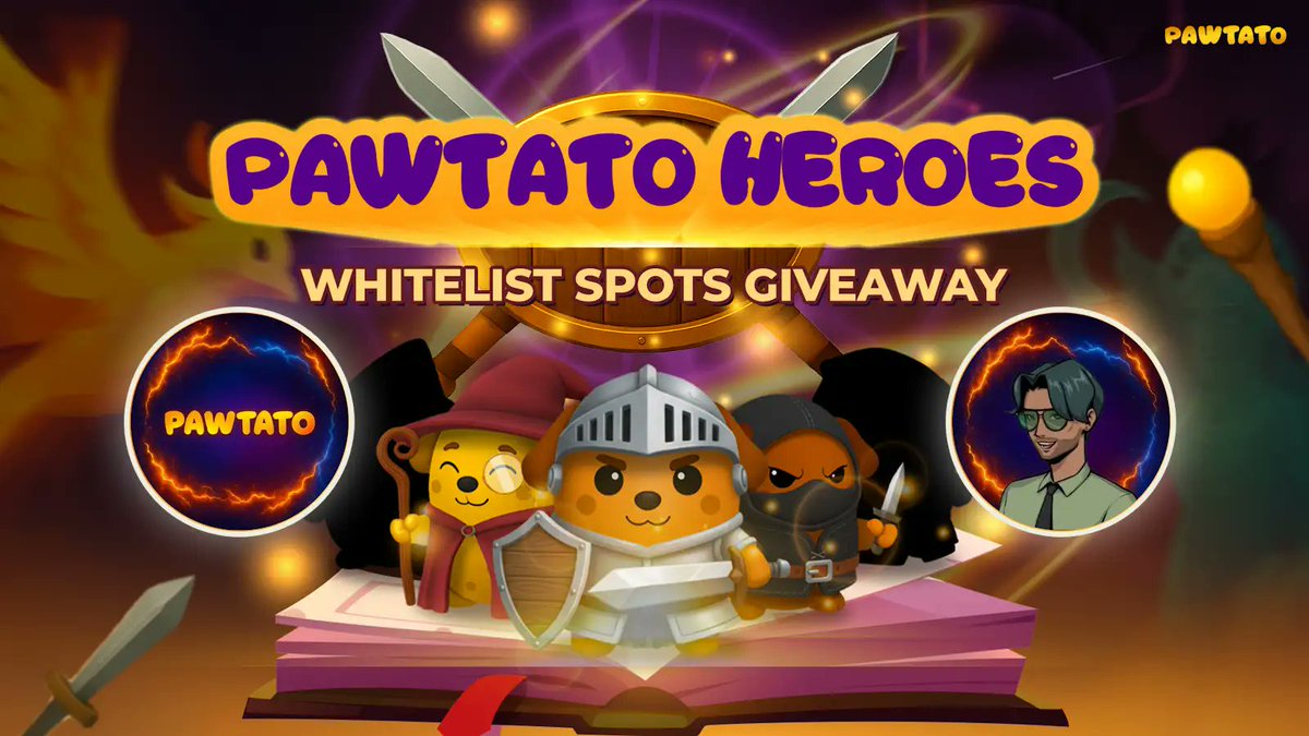 SkyAlpha.SUI (@skyalphaonsui) on Twitter photo Giving away 50 WL3 for <a href="/PawtatoFinance/">Pawtato Finance | Sui</a> Heroes mint!!
Follow these simple steps!!
👍 Like & Retweet! 🔁
🏷️ Tag 3 friends!!
🐾 Follow @Pawtatofinance & <a href="/SkyAlphaOnSui/">SkyAlpha.SUI</a>!
10 winners will be randomly selected every 24 hours for the next 5 days! Giving away 50 WL3 for <a href="/PawtatoFinance/">Pawtato Finance | Sui</a> Heroes mint!!
Follow these simple steps!!
👍 Like & Retweet! 🔁
🏷️ Tag 3 friends!!
🐾 Follow @Pawtatofinance & <a href="/SkyAlphaOnSui/">SkyAlpha.SUI</a>!
10 winners will be randomly selected every 24 hours for the next 5 days!