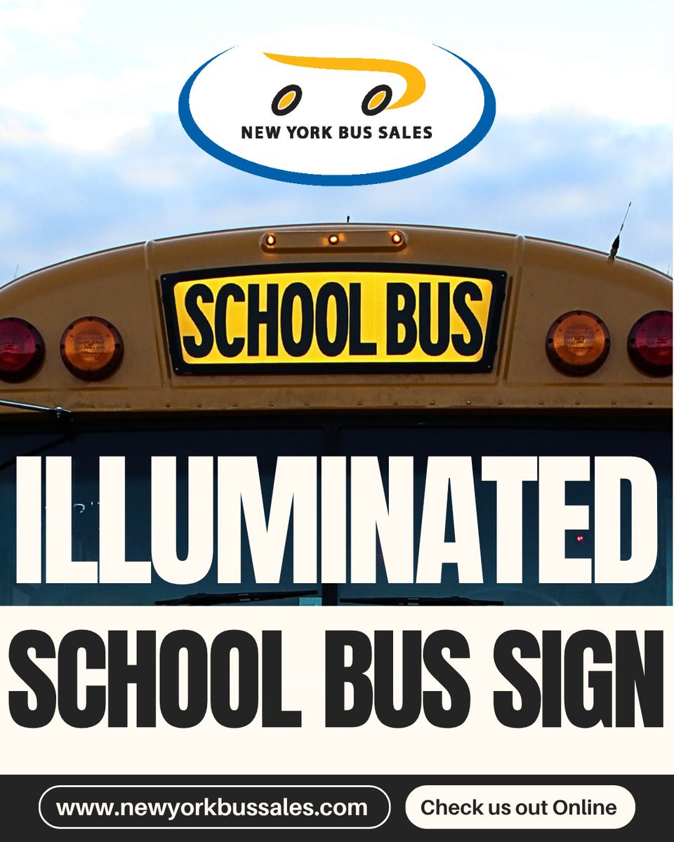 Be seen, be safe! 🌟 Our illuminated school bus signs make buses visible, especially in the early mornings and darker afternoons, helping drivers spot them from a distance and keeping students safer on the road. 🚌💛
#schoolbussign #schoolbus #schoolbussafetyweek #bluebird #nybs