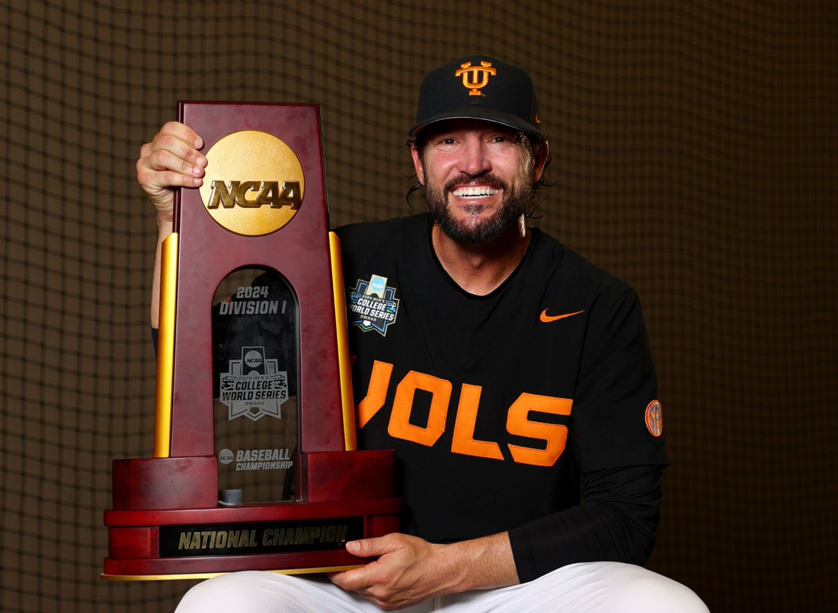Tony Vitello is at Lindsey Nelson Stadium for Tennessee’s practice.