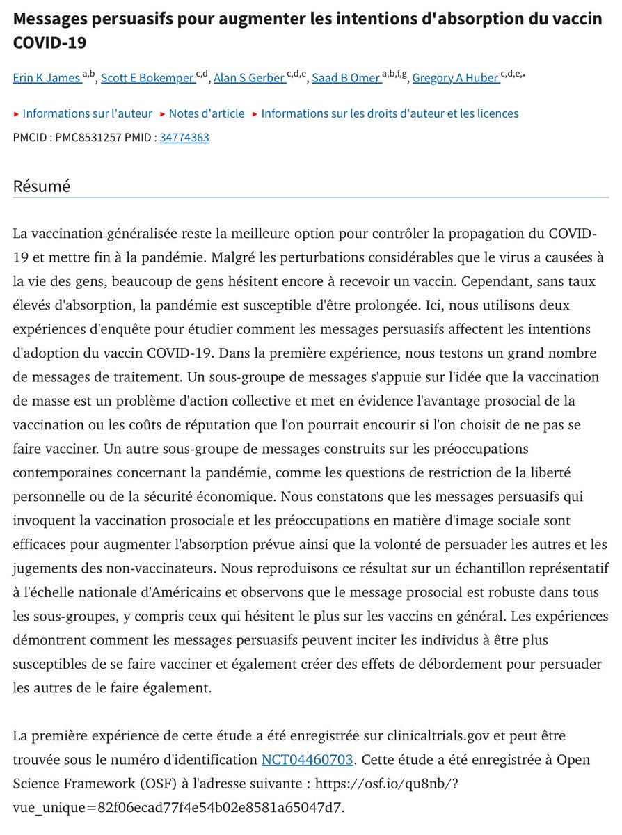 « Mon ami du NIH m'a envoyé cette information. Le lien se trouve dans les commentaires du site web du NIH, vous pouvez donc le lire par vous-même. Mais permettez-moi de résumer :

Il ne s'agissait pas d'une étude sur la santé ou le sauvetage de vies. Il s'agissait d'une