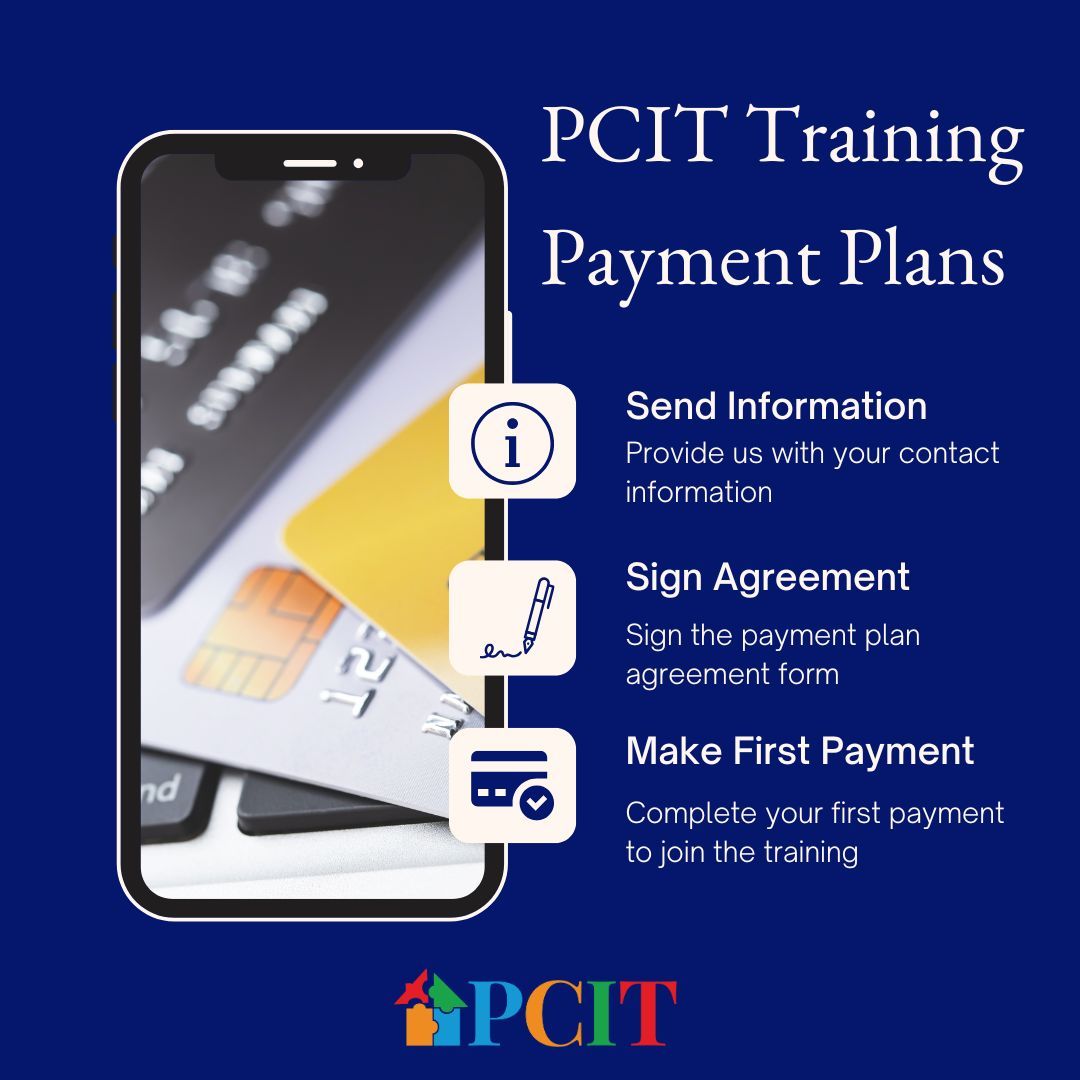 Did you know we offer 2 and 4 month payment plans for all of our PCIT Trainings? No credit check, no interest- just a convenient  way to make PCIT Training more accessible for clinicians everywhere. For more information visit: parentchildinteractiontherapy.com/pcit-payment-p…