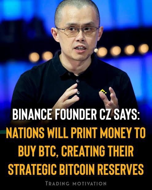 KwinnKayy's tweet photo. 💰 Binance founder CZ says #Bitcoin will eventually flip gold’s market cap.
“I don’t know when… but it will happen. Save the tweet.” 👀
Classic CZ confidence calling for BTC to outrun gold’s ~$15T value. 🚀
#BTC #Crypto #Gold #Bullish #BitcoinFlip https://t.co/uvLOLF1DiV