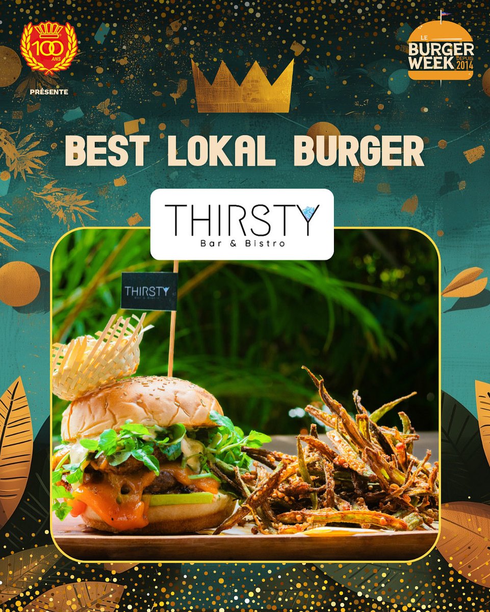 Sans équivoque c'est @thirstybarpv qui remporte le prix dans la catégorie Best Lokal Burger.