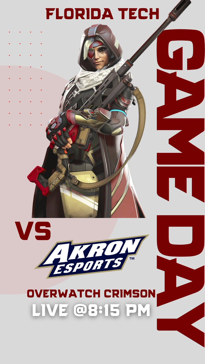 The Panthers take on the Zips! 
Live @ 8:15 
Tune in → twitch.tv/fltechesports