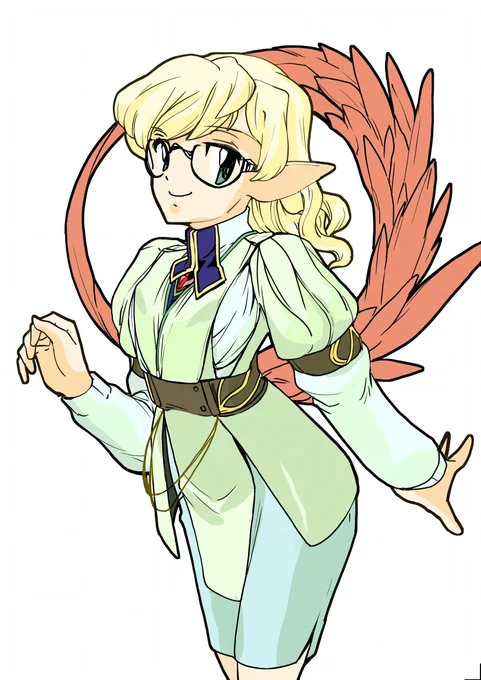 眼鏡エルフ