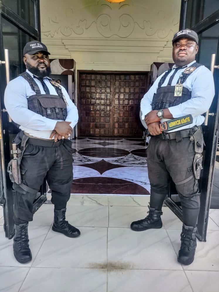 With the right security practices, We’ll ensure the safety of your guests and staff — plus we’ll prevent damage to the venue and related property.

We cannot stress enough the importance of security at events.

FIRST EVENT SECURITY LIMITED
SAFETY FIRST - SAFETY ALWAYS