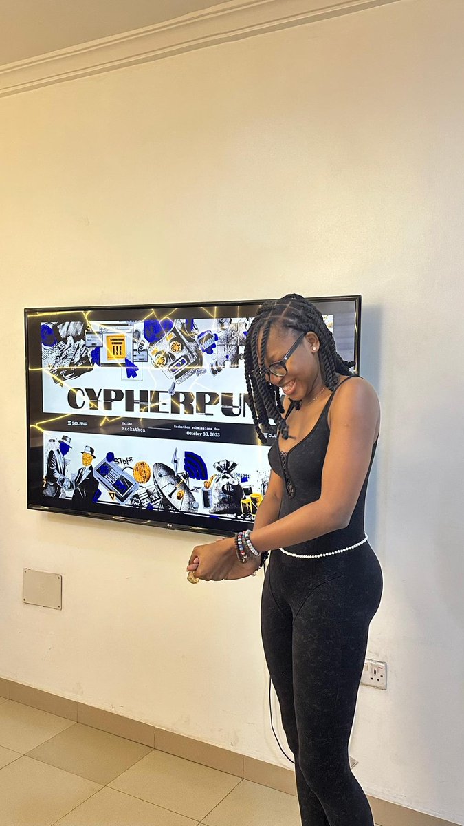 Goddesswriter1's tweet image. Day 1 at the @SuperteamNG Rivers Buildstation✨
Our builders for the @colosseum Cypherpunk Hackathon have gotten their pitch decks on lock,
And we made some corrections on the pitches.
See you on Day 2!✨