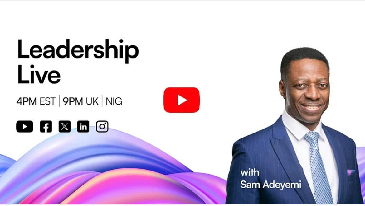 It’s a season of disruption and uncertainty. The best way to respond is with the mindset of a leader, seeing possibilities and accelerating your success in the midst of chaos. Join other leaders from around the world to discuss more at my interactive Leadership Live, starting at