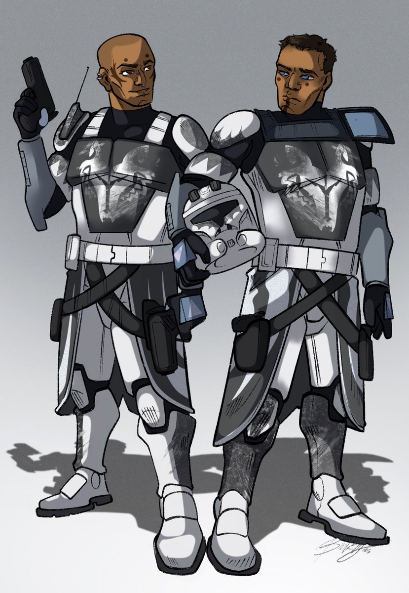 A detailed look at Magnus💙 and a full-length portrait of Gere and Freke 🤍
#originalcharacterart #originalclonetrooper