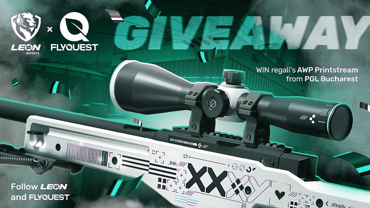 LeonBet_Esports's tweet image. 🚨Giveaway time 🚨
Grab @regali_cs's AWP | Printstream from PGL Masters Bucharest! 🔥
Follow @LeonBet_Esports + @FlyQuestCS to join - GL & HF!